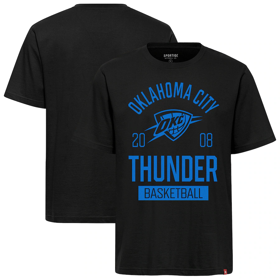 Men Oklahoma City Thunder  short T Shirt 2025 style 9->nba t-shirts->Sports Accessory